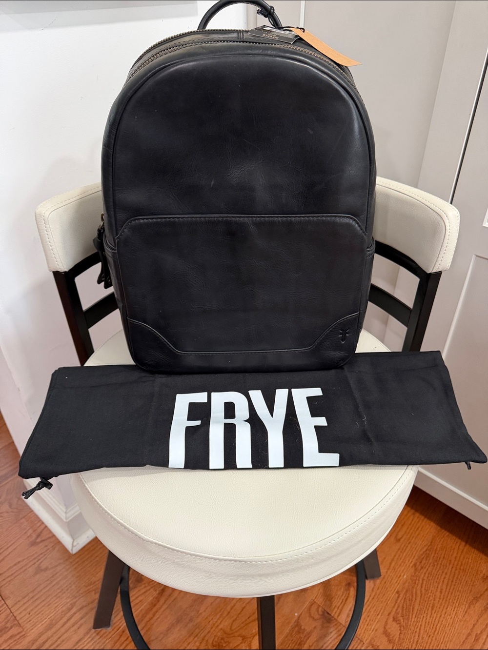NWT FRYE MELISSA  LEATHER  BACKPACK with dust cover